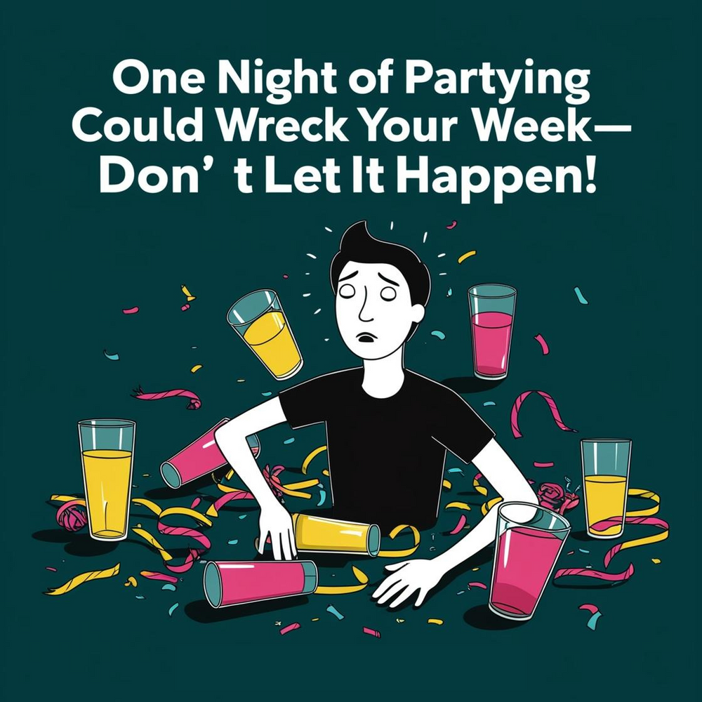 One Night of Partying Could Wreck Your Whole Week—Don’t Let It Happen!